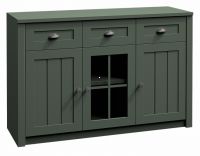 Komoda PROVANCE K3S, farba: zelen