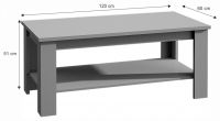 Konferenn stolk ST2 PROVANCE - rozmery, farba: siv