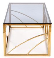 konferenn stolk UNIVERSE, farba: sklo - dymov/kov: chrm - zlat, ilustran obrzok