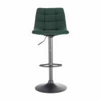 barov stolika LAHELA, poah: ltka zelen/kov - ierna, ilustran obrzo