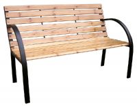 lavica LACEA, farba: prrodn/ierna