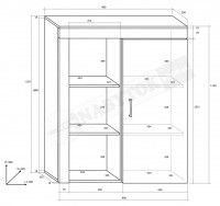komoda MAMBA MAM-03, rozmery