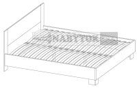 posteľ s roštom - ilustračný obrazok