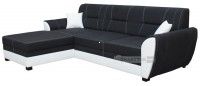 sedacia sprava MARUTI rohov, poah: ekokoa biela/ltka Nemo 17 ierna/biele preitie, strana: av