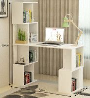 PC stolk FLOKI - rozmery, farba: biela
