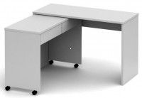 PC stolk VERSAL NEW, farba: biela