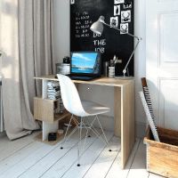PC stolk ABES, farba: dub sonoma/biela