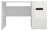 PC stolk AZTECA TRIO BIU1D1S-8-12-BI-BIP, farba: biela/biely lesk/ozdobn lita wenge, ilustran obrzok