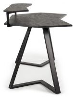 farba: tmav siv/kov s povrchovou pravou - ierna, PC stolk FORKS - ilustran obrzok