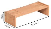 Podstavec ELARO TYP 3 - rozmery, farba: prrodn 