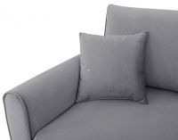 poah: ltka FANTASY VELVET 327 GREY, pohovka MANILA LUX 3DL - ilustran obrzok