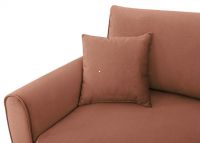 poah: ltka FANTASY VELVET 318 ORANGE, pohovka MANILA LUX 3DL - ilustran obrzok