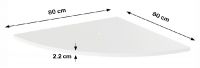 farba: biela, Roh ku PC stolku RIOMA typ 13 - ilustran obrzok