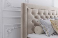 Boxspring DORMAN 160 - detail ela, poah: ltka MONO 231 krmov, ilustran obrzok
