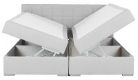 Boxspring FERATA 180x200 cm s lonm priestorom, poah: ltka COLET 04 siv, ilustran obrzok