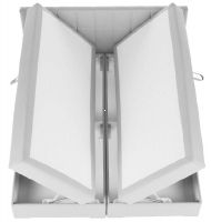 Boxspring FERATA 160x200 cm s lonm priestorom, poah: ltka COLET 04 siv, ilustran obrzok