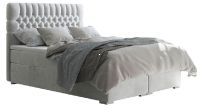 Boxspring FONDA 160, poah: ltka MONO 244 svetlosiv, ilustran obrzok