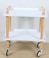 servrovac stolk PONTO, farba: biela/prrodn, ilustran obrzok