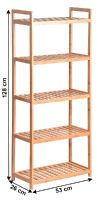 regl FIORE TYP 3 - rozmery, farba: prrodn