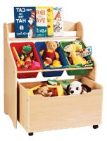 detsk regl MAISIE, farba: prrodn/viacfarebn boxy