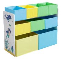 detsk regl NOMITO TYP 2, farba: biela/detsk motvy/viacfarebn boxy