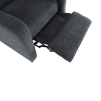 relaxan kreslo TURNER - detail, poah:  ltka siv