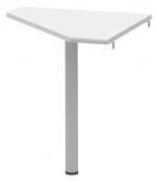 roh ku PC stolu JOHAN 06, farba: biela, ilustran obrzok