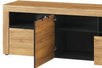 RTV stolk KAMA 25 - vntro, farba: dub camargue/ierny mat