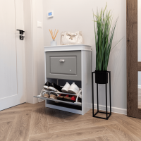 botnk SEBER typ 1, farba: biela / siv