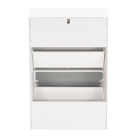 botnk SEBER typ 1 - zadn as, farba: biela / siv