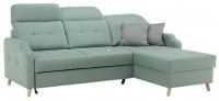 sedacia sprava BELMONT roh, poah: ltka AVIS 29 mentolov / vanke 25 siv, strana: univerzlny /P