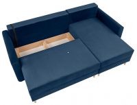 poťah: látka KRONOS 9 BLUE, sedacia súprava FELIZ LUX 3DL URC, úložný priestor - ilustračný obrázok