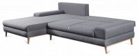 sedacia sprava PANOS - rozkladanie, strana: av, poah: ltka PRIMO 89 siv/nohy: drevo dub prrodn