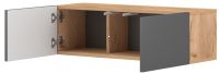 Sektorový nábytok BARCELONA Závesné skrinky set 800 2D, farba: craft zlatý / šedá, vnútro, ilustračný obrázok