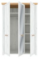 Skria 3D SUDBURY H - vntro skrine, farba: dub craft zlat/dub craft biely