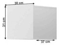  skrinka zvesn SPRING ED30 - rozmery, farba: biela, ilustran obrzok