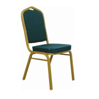 konferenn stolika ZINA 2 NEW, poah: ltka zelena vzor./kov - zlat matn, ilustran obrzok