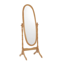 stojanov zrkadlo, farba: dub, ilustran obrzok