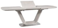  stl ARMANI CERAMIC 160 - rozkladac, farba: siv - mramorov efekt / siv mat., 