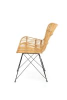 stolika K-335, farba: prrodn / ierna