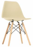 stolika CINKLA 3 NEW, farba: drevo-buk/plast-cappucino-vanilkov, ilustran obrzok
