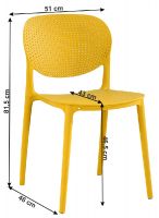 stolika FEDRA - rozmery, farba: lt, ilustran obrzok
