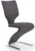 stolika K307, poah: ekokoa ierna/ltka tmav siv/kov s povrchovou pravou, ilustran obrzok