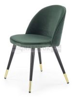 stolika K-315, poah: ltka tmav zelen, farba: ierna / zlat, ilustran obrzok