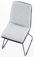 poah: ltka svetl siv/ekokoa ierna/kov s povrchovou pravou - ierna, stolika K326 - ilustran obrzok