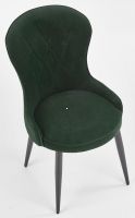stolika K-366, poah: ltka VELVET tmav zelen/ kov s povrchovou pravou - ierna, ilustran obrzok