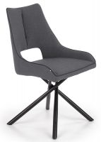 stolika K409, poah: ltka VELVET siv