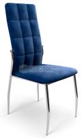 stolika K-416,  poah: ltka VELVET grantov, farba: strieborn