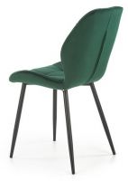 stolika K-453, poah: ltka VELVET tmav zelen/kov s povrchovou pravou - ierna, ilustran obrzok
