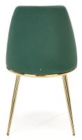 stolika K-460, poah: ltka zamatov VELVET tmav zelen/kov - zlat, ilustran obrzok
